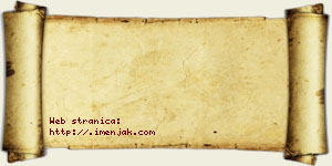 Jovanka Erić vizit kartica